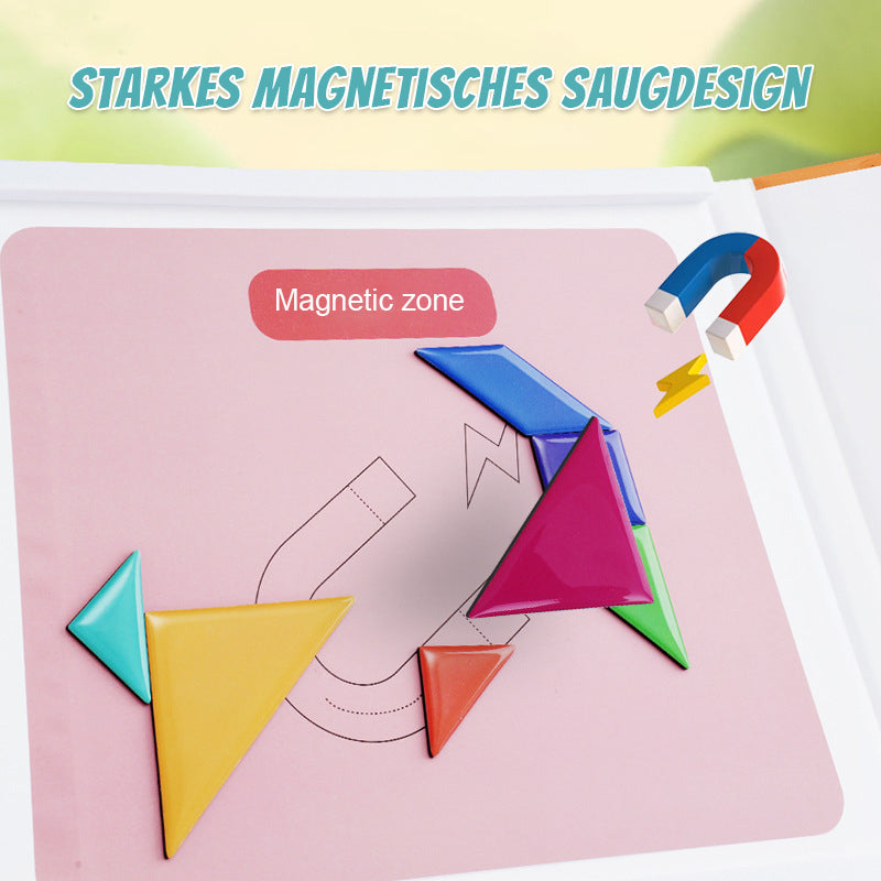 Magnetic Tangram Intellectual Puzzle