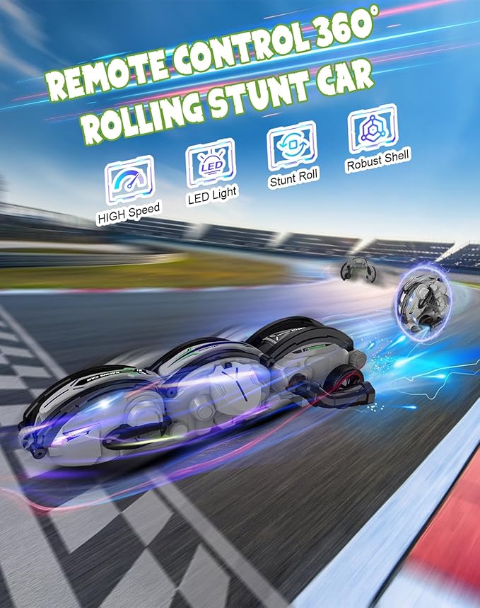 RC Stunt Snake Car 360°Roll Toys🔥🔥Hot Sale - 49% OFF🎁