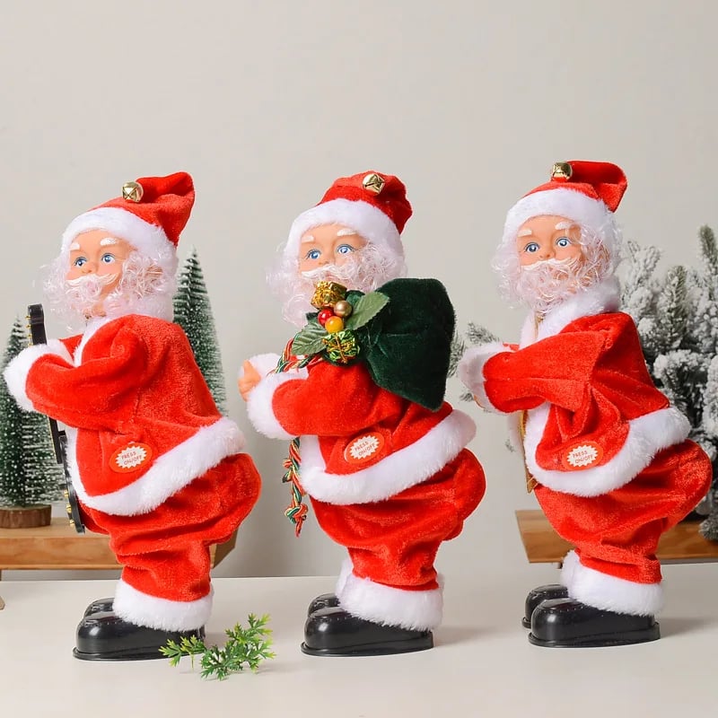 (🔥2024 BEST GIFT TO FAMILY🔥)🎅Electric Musical Twerking Santa Toys