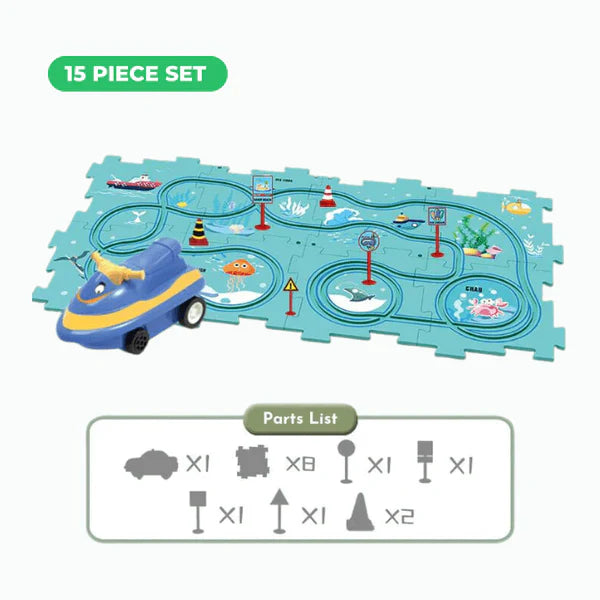 🔥Weekend Big Discount 49% OFF🔥 Children's Educational Puzzle Track Car Play Set