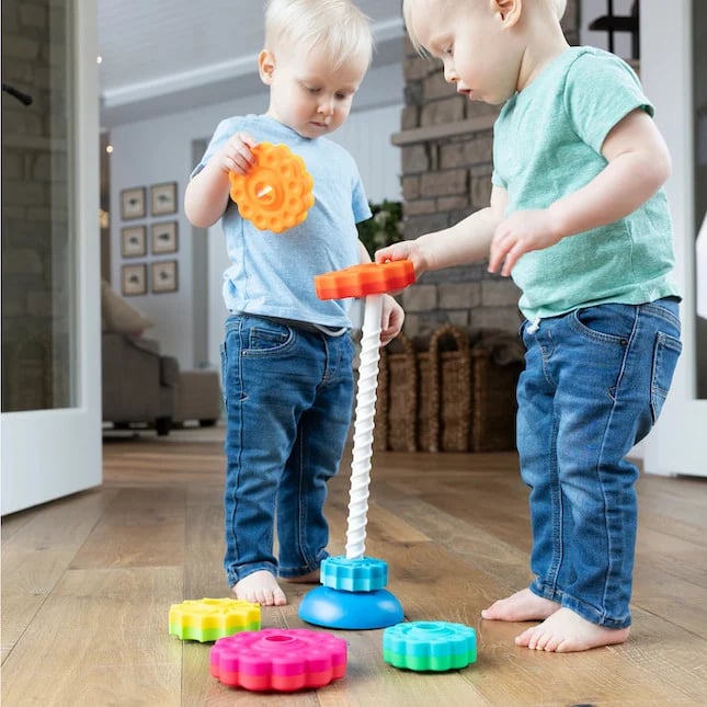 Toy Rainbow Stacking Circle