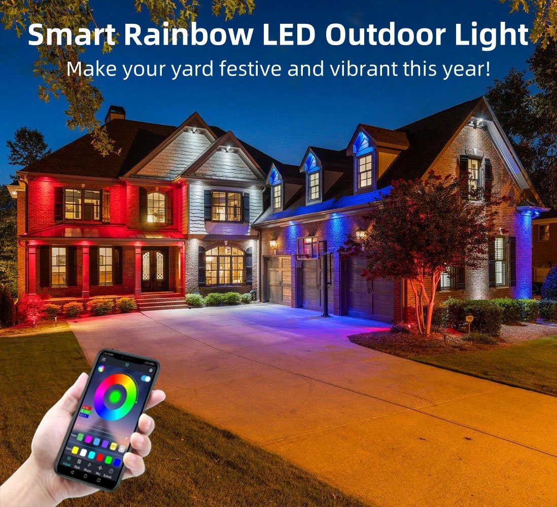 🎅 Early Christmas 49%OFF - Smart Rainbow LED Permanent Outdoor Light - Smartlight 🎁