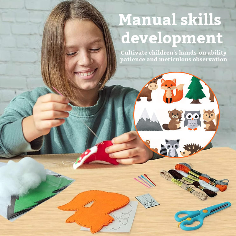 DIY Sewing Animal Material Kit for Kids