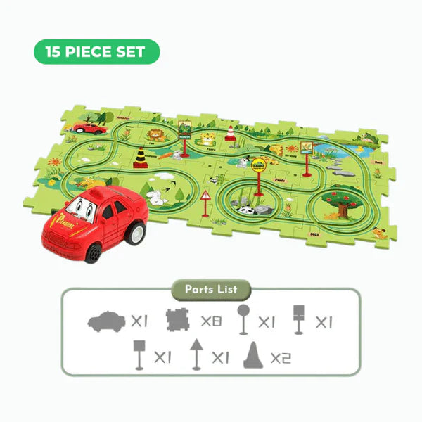 🔥Weekend Big Discount 49% OFF🔥 Children's Educational Puzzle Track Car Play Set