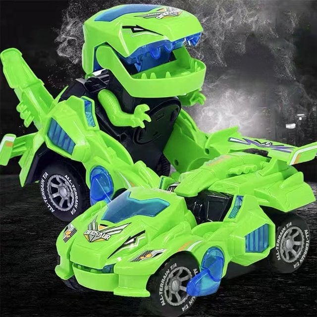 LED DINOSAUR TRANSFORMATION CAR TOY