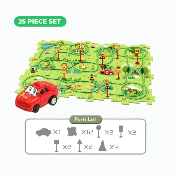 🔥Weekend Big Discount 49% OFF🔥 Children's Educational Puzzle Track Car Play Set