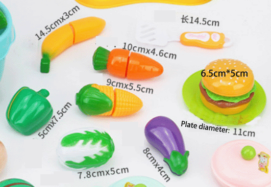 The best gift for children—Cutting Play Food Toy for Kids Kitchen