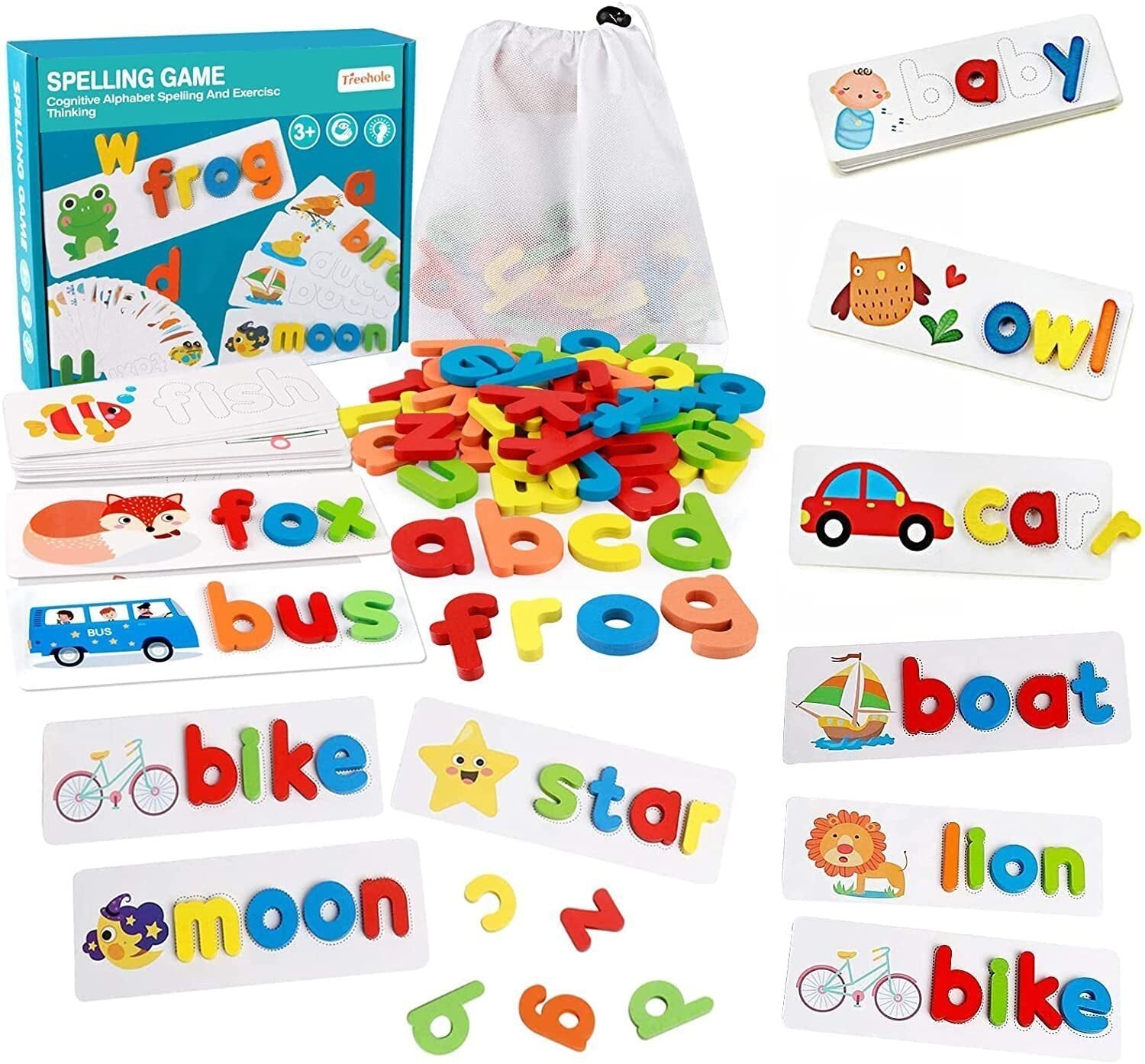 Spelling Game Learning Card Kids Toys