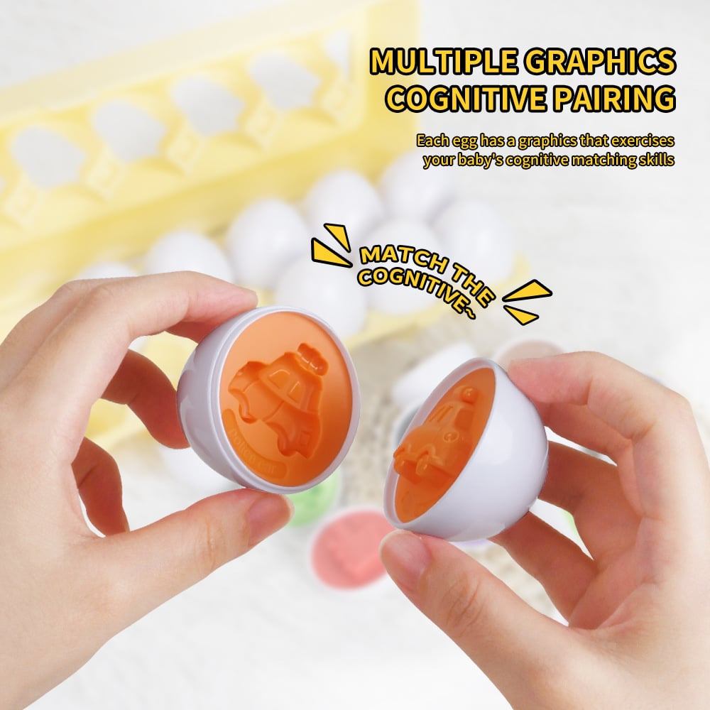 🥚👶Puzzle matching toy eggs