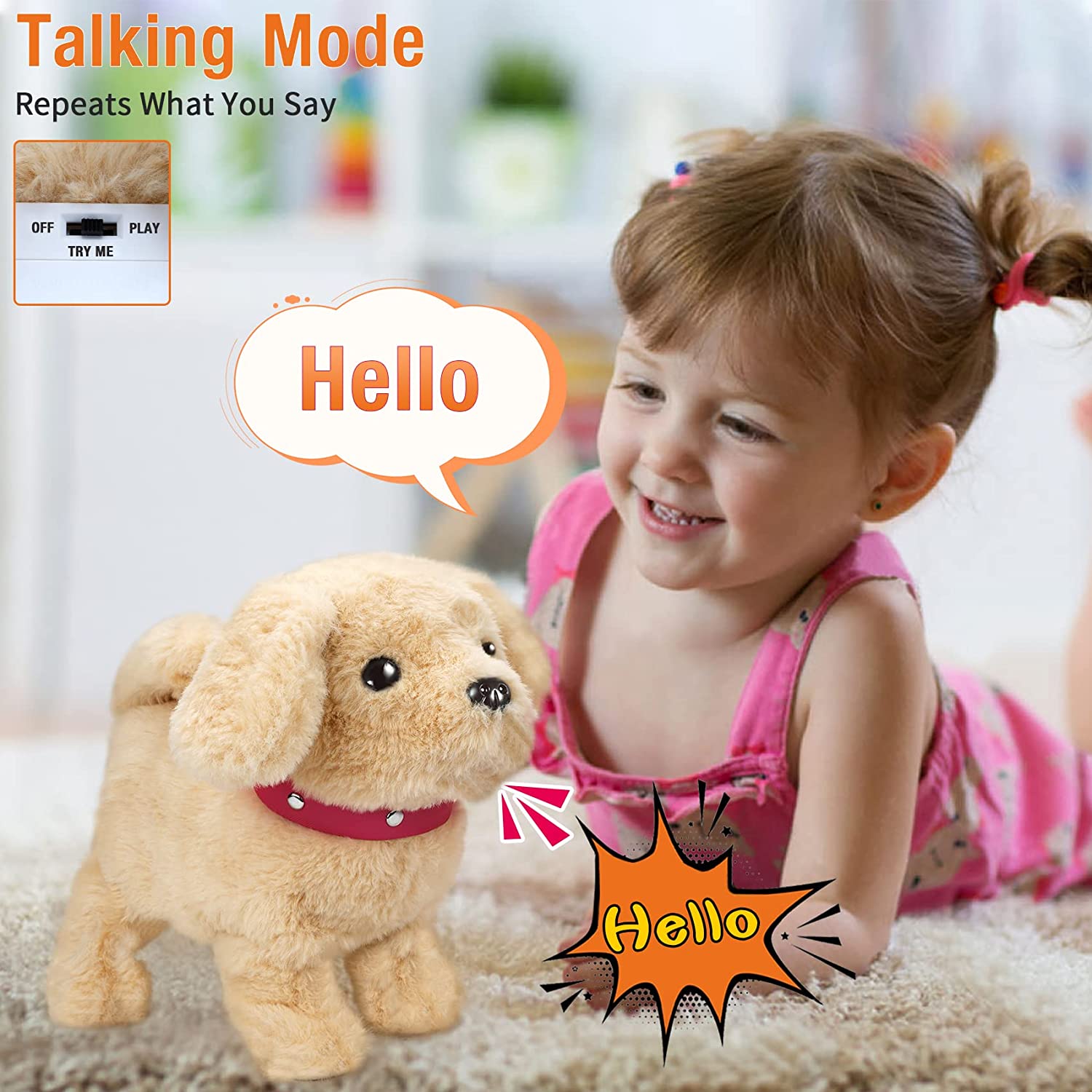 🐕Electronic Interactive Plush Puppy Toy