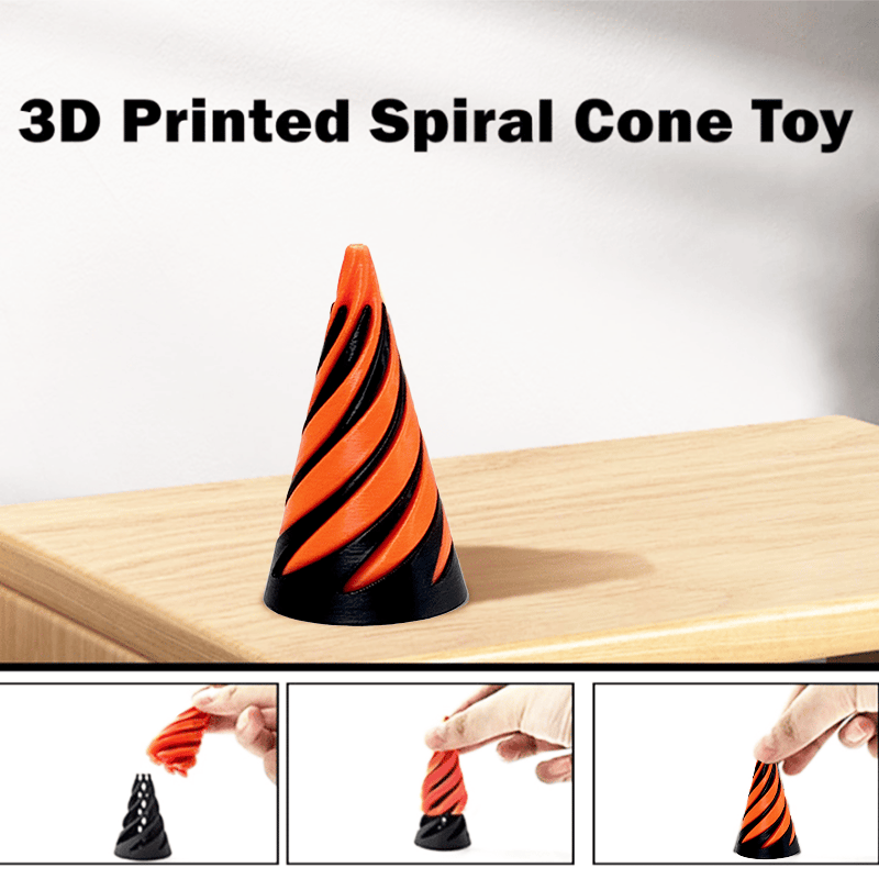 🔥Spiral 3D Cone Decompression Toy