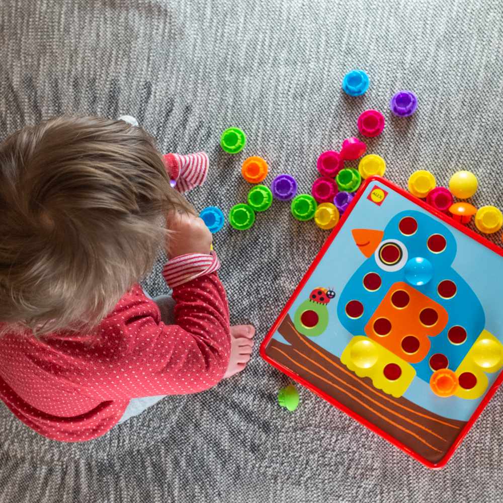 Button Art Toys for Toddlers