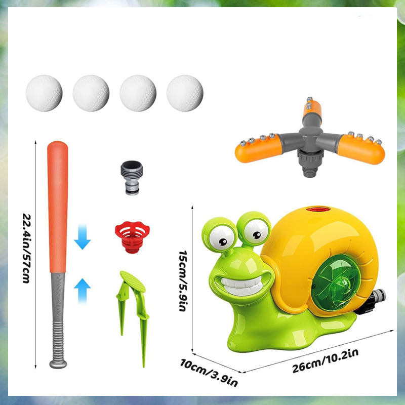 Water Spraying Snail Baseball Children's Toy