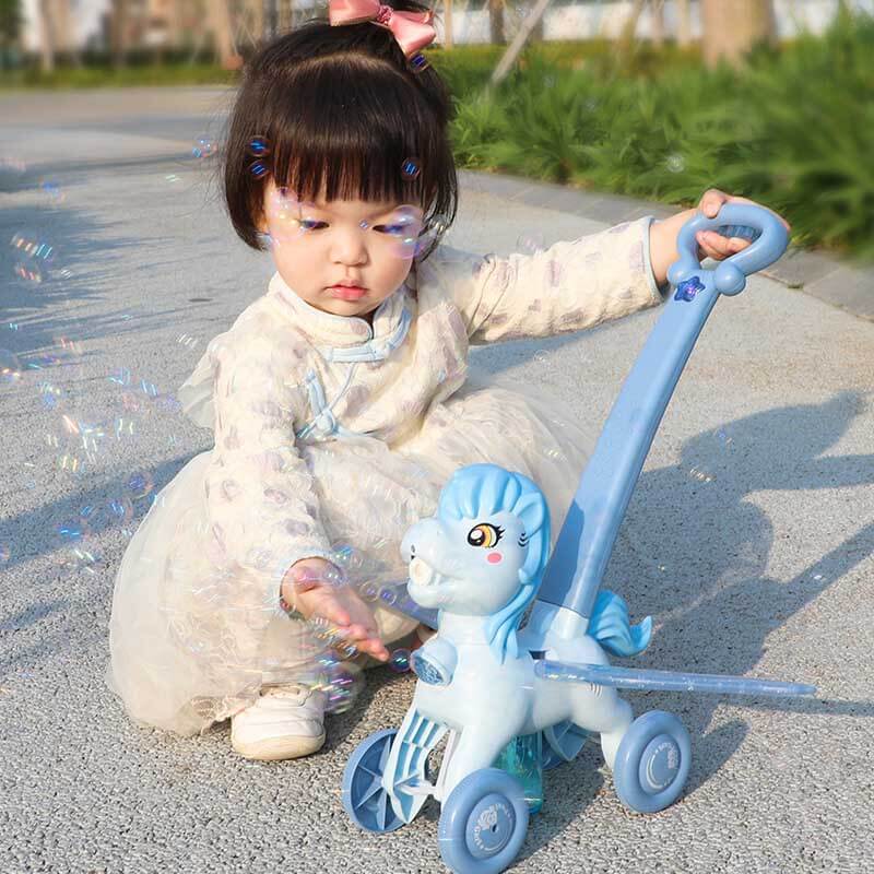 Hand Push Pony Bubble Machine