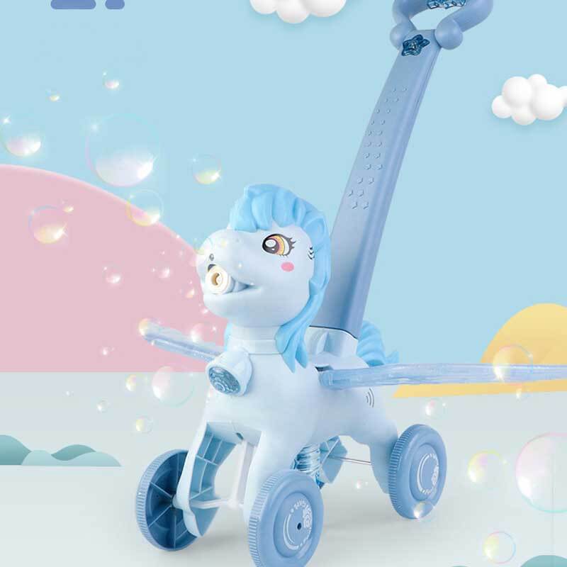 Hand Push Pony Bubble Machine