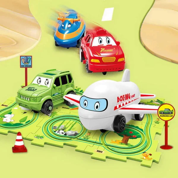 🔥Weekend Big Discount 49% OFF🔥 Children's Educational Puzzle Track Car Play Set