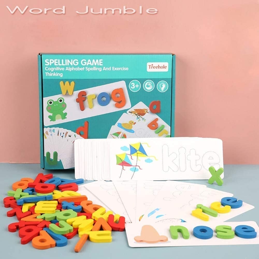 Spelling Game Learning Card Kids Toys