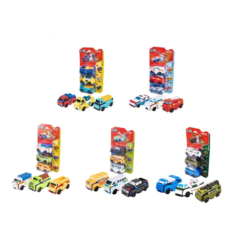 Anti-Reverse Car Toy Set (3 PCS)