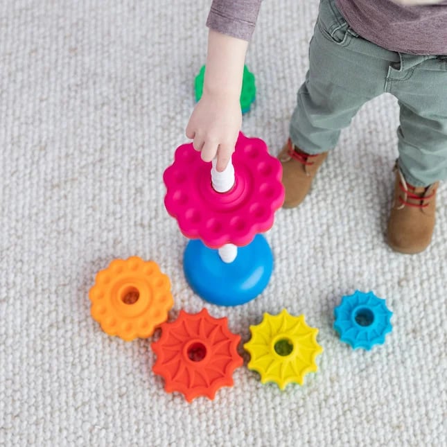 Toy Rainbow Stacking Circle