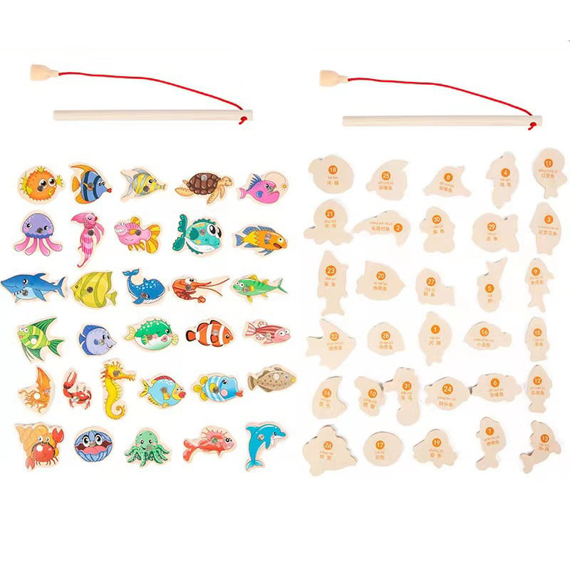 Montessori fishing game