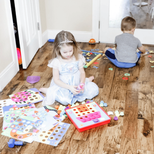 Button Art Toys for Toddlers