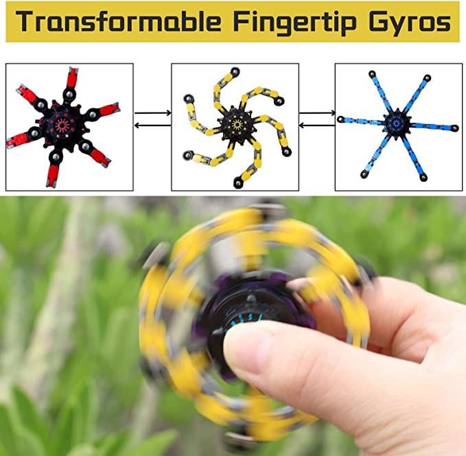 Transformable Fingertip Gyro