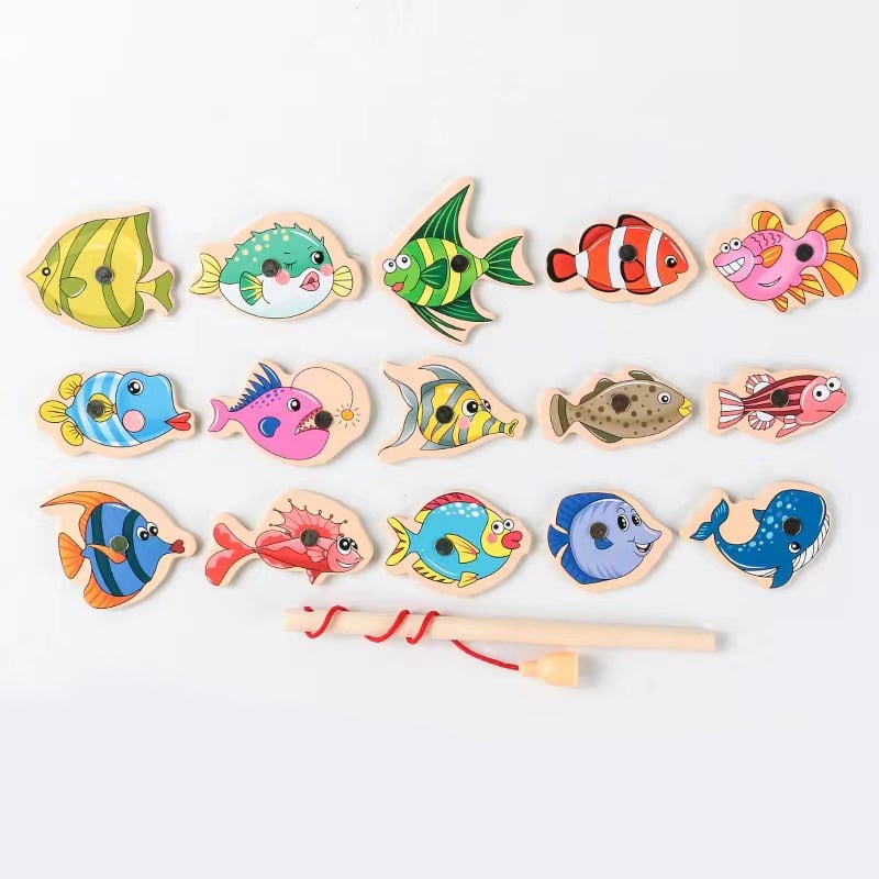 Montessori fishing game