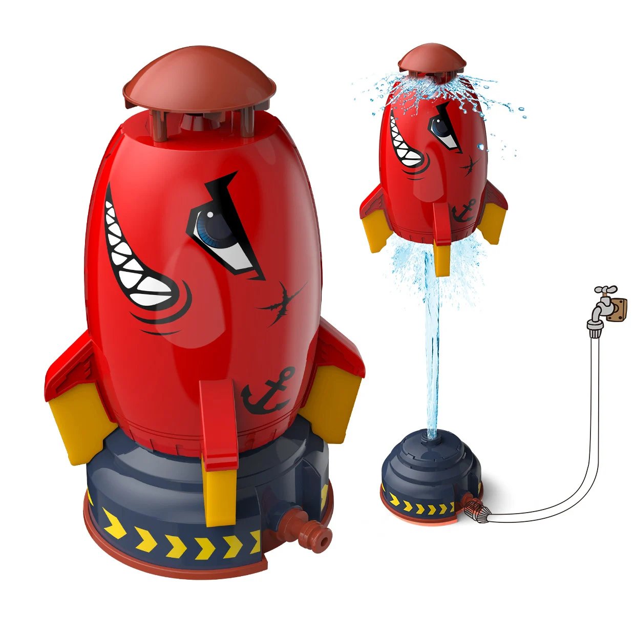 2023 Summer Toy Outdoor Yard Rocket Sprinkler